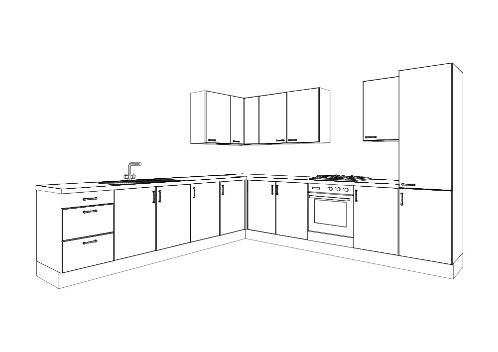 Medium Kitchen Design - 12 units
