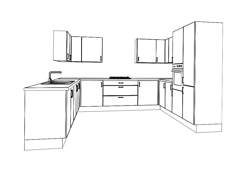 Large Kitchen Design - 16 Units